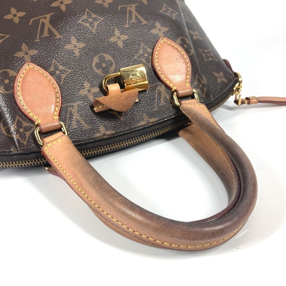 LOUIS VUITTON Authentic Brown Monogram Canvas Tote Bag - Picture 5 of 15